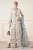 Maria B SF-EA25-05RL-Off White Luxury Formals Pre-Fall 2026
