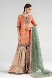 Maria B SF-EA26-21 Orange Masakali Formals 2026