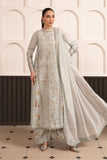 Maria B SF-EA26-24-Ice Blue Luxury Formals Pre-Fall 2026