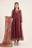 Maria B SF-EF26-08 Maroon Masakali Formals 2026