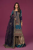 Maria B SFF2427-ESM-BLU Evening Wear Eid Collection 2024