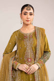 Maria B SF-W25-10 Olive Green Eid Ki Tayariaan Kahaniyan 2026
