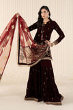 Maria B SFW2543-ESM-MRN Shehnai Luxury Formals 2026