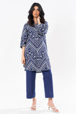 Alkaram SLR-34-24-7-Indigo Blue Winter Collection 2024