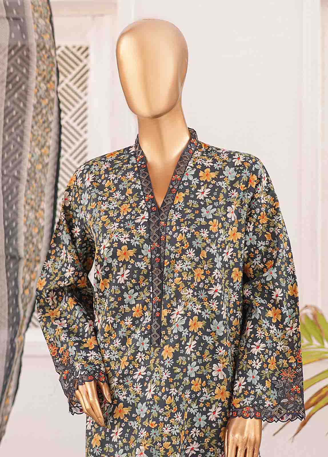 Bin Saeed SMLE-0218-A Embroidered Frocks 2025