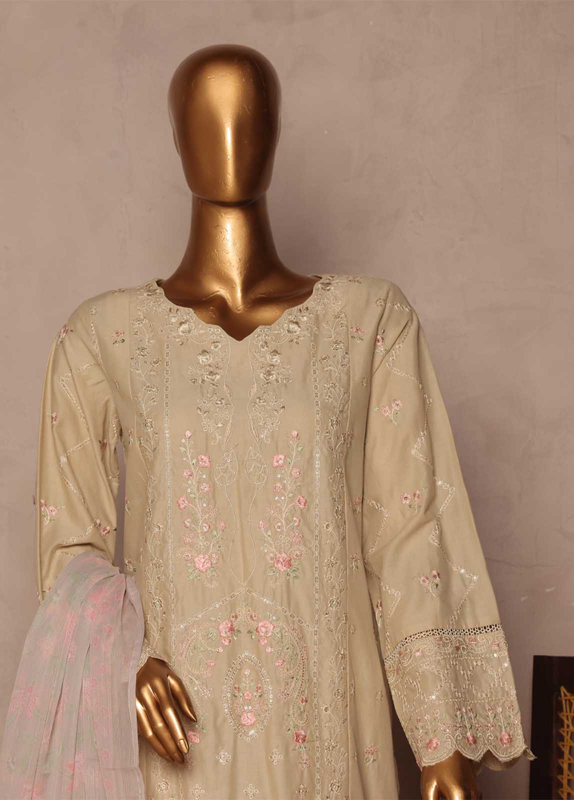 Bin Saeed SMPC-EMB-008-O Digital Printed Embroidered Suits 2025