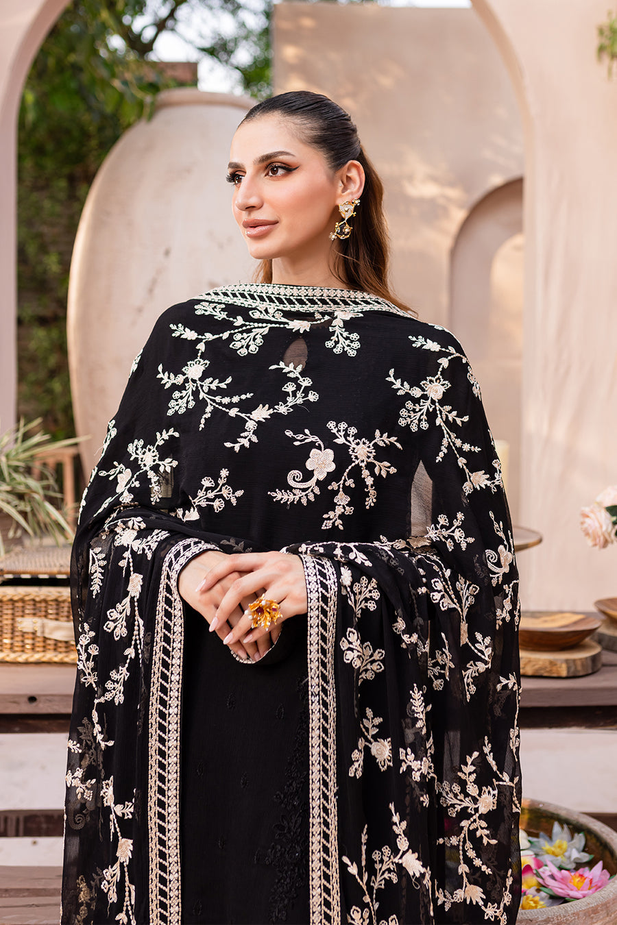 Azure Starry Bliss Ensembles Festive 3 PC Eid Prets 2024