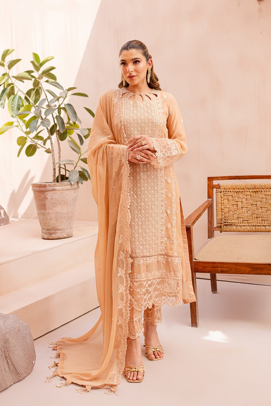 Azure Sunlit Ensembles Festive 3 PC Eid Prets 2024