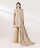 Sapphire  3 Piece Embroidered Zari Lawn Suit U3PELX24V511 Intermix Collection 2024