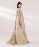 Sapphire  3 Piece Embroidered Zari Lawn Suit U3PELX24V511 Intermix Collection 2024