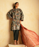 Sapphire  3 Piece Embroidered Jacquard Suit U3PESG24V512 Intermix Collection 2024