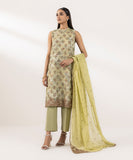 Sapphire  3 Piece Embroidered Jacquard Suit U3PESG24V513 Intermix Collection 2024