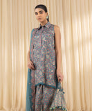 Sapphire U3PESG25V248 3 Piece Embroidered Silk Suit Silk Eid 1 2025
