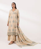 Sapphire  3 Piece Embroidered Jacquard Suit U3PEST24V511 Intermix Collection 2024