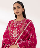 Sapphire  3 Piece Embroidered Jacquard Suit U3PEST24V512 Intermix Collection 2024