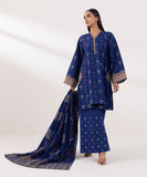 Sapphire  3 Piece Embroidered Jacquard Suit U3PEST24V513 Intermix Collection 2024