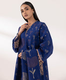 Sapphire  3 Piece Embroidered Jacquard Suit U3PEST24V513 Intermix Collection 2024