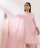 Sapphire  3 Piece Embroidered Jacquard Suit U3PEST24V516 Intermix Collection 2024