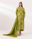 Sapphire  3 Piece Embroidered Jacquard Suit U3PEST24V518 Intermix Collection 2024