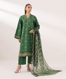Sapphire  3 Piece Embroidered Multi Neps Suit U3PEST24V522 Intermix Collection 2024