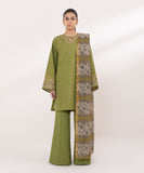 Sapphire  3 Piece Embroidered Multi Neps Suit U3PEST24V524 Intermix Collection 2024