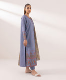 Sapphire  3 Piece Embroidered Multi Neps Suit U3PEST24V525 Intermix Collection 2024