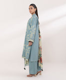 Sapphire  3 Piece Embroidered Cambric Suit U3PEST24V526 Intermix Collection 2024
