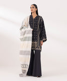 Sapphire  3 Piece Embroidered Jacquard Suit U3PEST24V529 Intermix Collection 2024