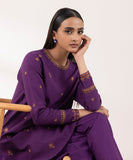 Sapphire  3 Piece Embroidered Dobby Suit U3PEST24V531 Intermix Collection 2024