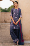 Cross Stitch Indigo Dusk Mahiri Embroidered Collection 2026