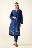 Zeen Woman WAM24189 Navy Blue Lawn Prets 2024