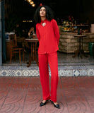 Sapphire Slouchy Trousers With Side Panels WBTMS25V2003 West RTW 2025