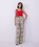 Sapphire Animal Print Wide-Leg Trousers WBTMS25V2005 West RTW 2025