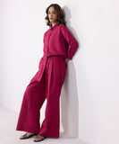 Sapphire Linen Blend Pleated Trousers WBTMS25V3009 West RTW 2025