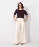 Sapphire Linen Blend Pleated Trousers WBTMS25V3010 West RTW 2025