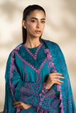 Alkaram WCS-06-25-Turquoise RTS Schiffli Capsule 2025