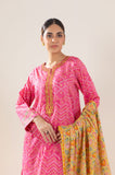 Zeen Woman WLM34812 Tea Pink Lawn Prets 2024