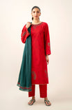 Zeen Woman WLM34297 Red Lawn Prets 2024