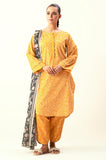 Zeen Woman WFM34501 Yellow Lawn Collection 2024
