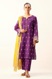 Zeen Woman WFM34502 Purple Lawn Collection 2024