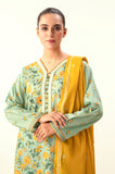 Zeen Woman WFM34505 Mint Green Lawn Collection 2024