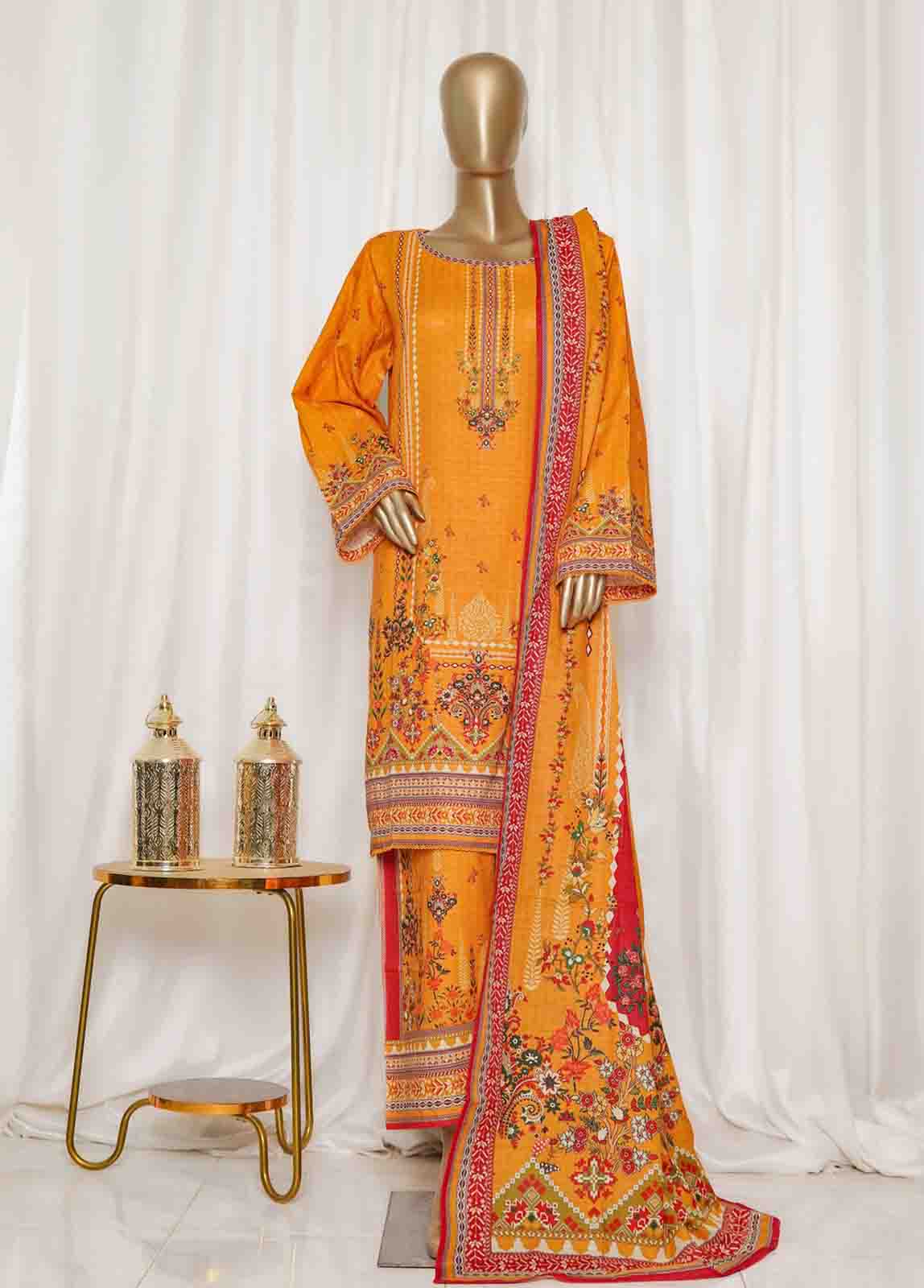 Bin Saeed WK-0128-PR-R77 Khaddar Printed 2025