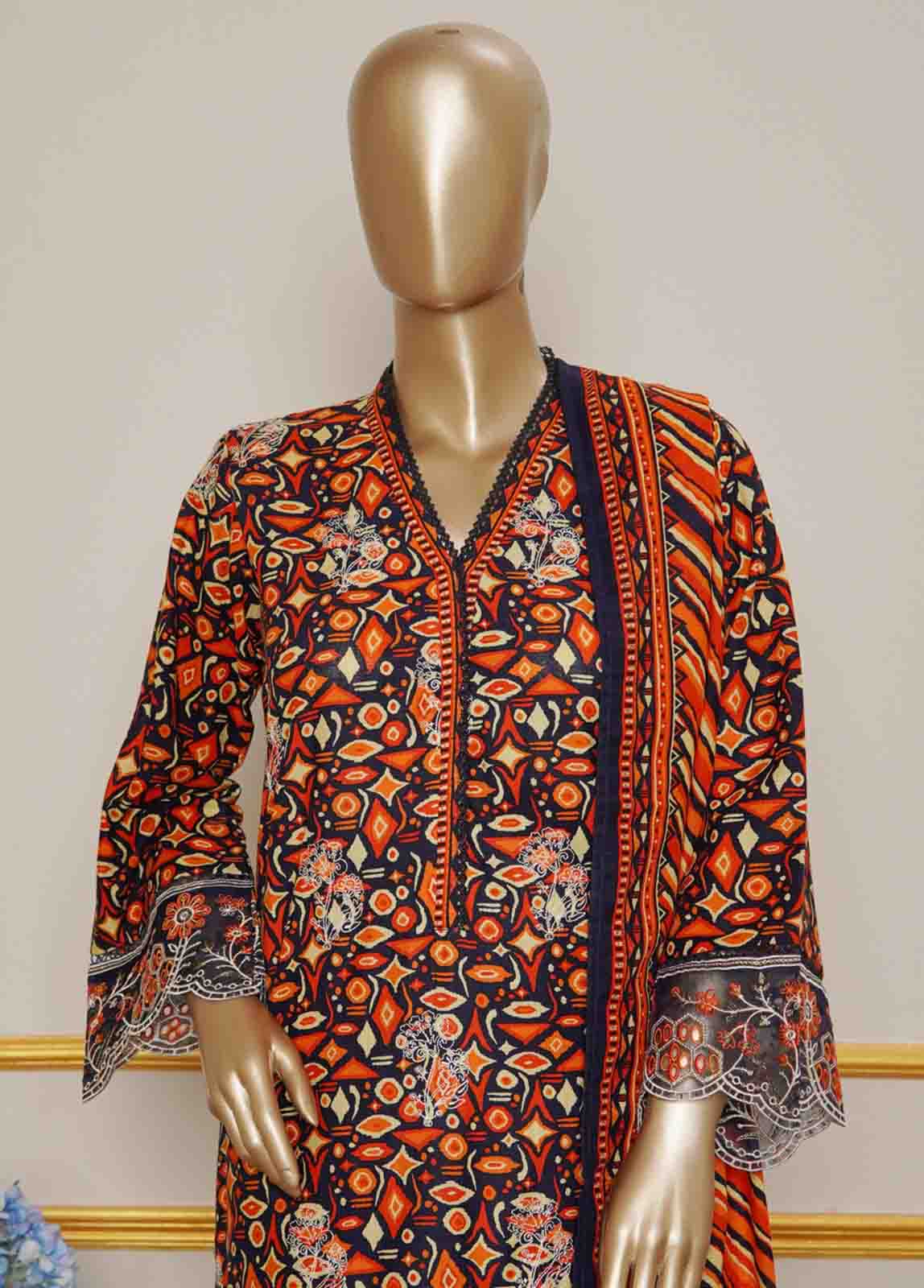 Bin Saeed WKE-035 Winter Khaddar Embroidered Printed 2025