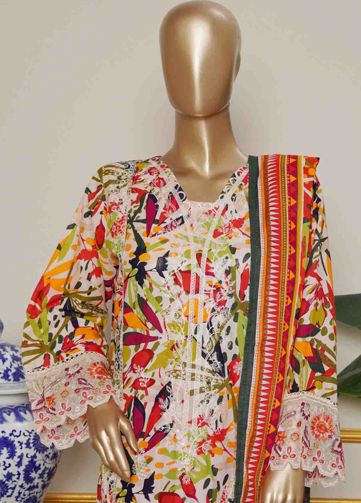 Bin Saeed WKE-0121 Winter Khaddar Embroidered Printed 2025