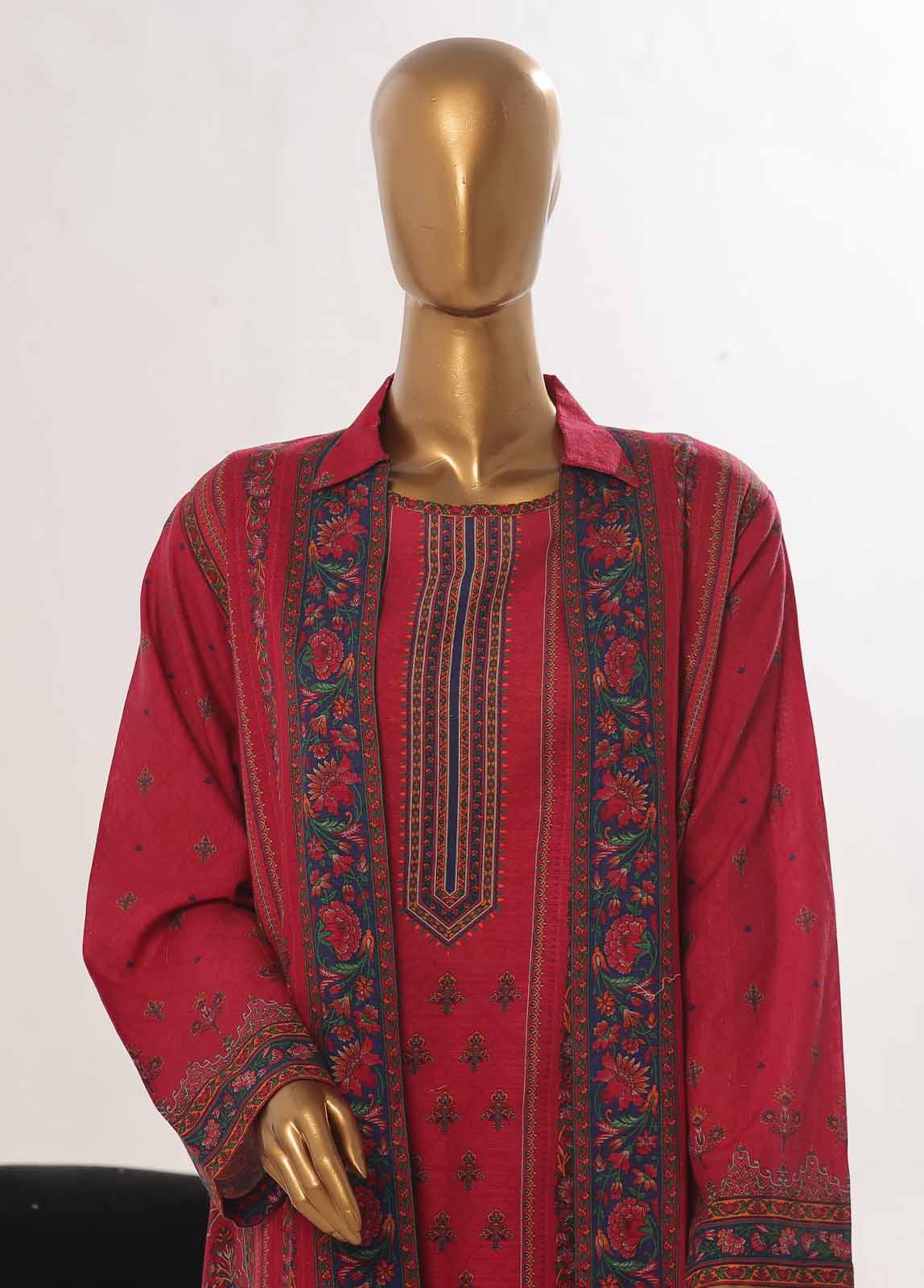 Bin Saeed WKJ-0127 Winter Khaddar Printed Coords  2025