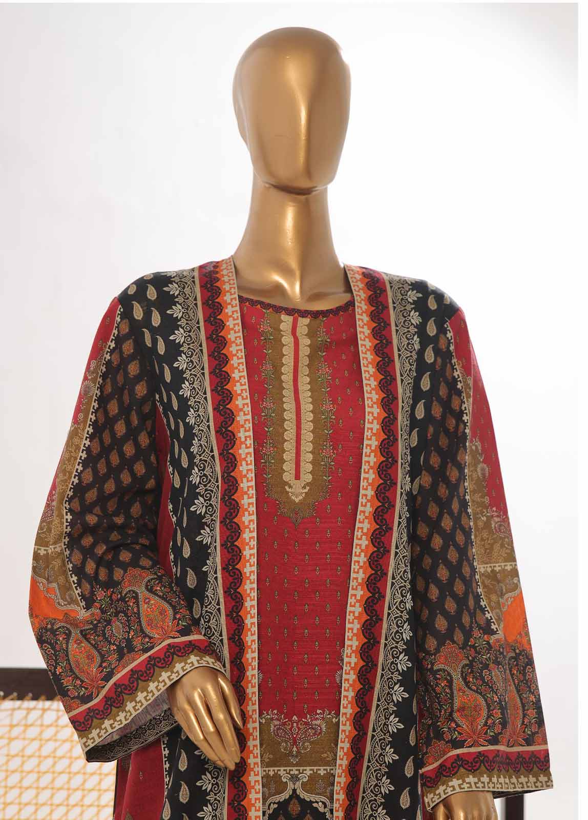 Bin Saeed WKJ-0131 Winter Khaddar Printed Coords  2025