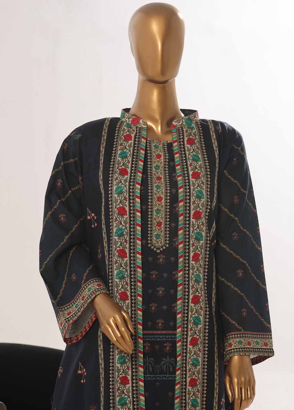 Bin Saeed WKJ-0135 Winter Khaddar Printed Coords  2025