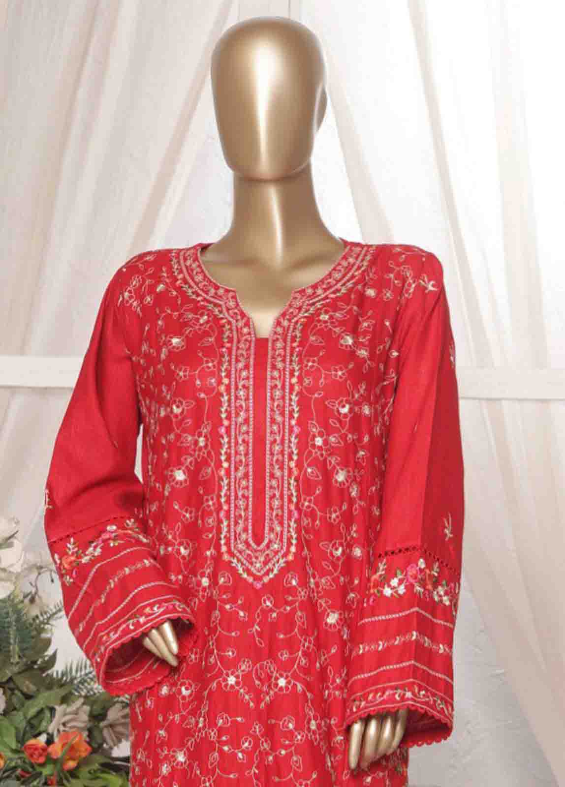 Bin Saeed Stitched WKKE-016-B Winter Khaddar Embroidered Coords 2025