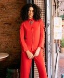 Sapphire Button-Through Shirt With Side Panels WTOPS25V2008 West RTW 2025