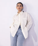 Sapphire Oversized Cotton Shirt WTOPS25V2035 West RTW 2025